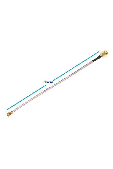 15cm Sma Erkek Ipex1 Mhf1 RF Bağlantı Kablosu Altın Kaplama Soket Konnektör Koaksiyel Kabl UFL U.FL - 4