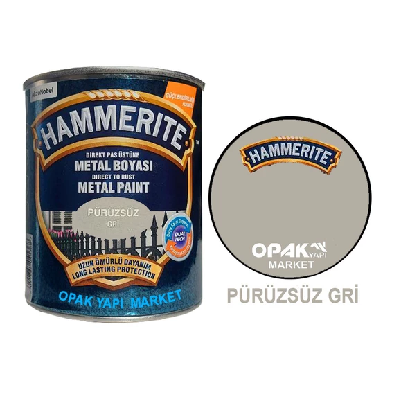 Marshall Hammerite Düz Gri 0,75lt (1 Kg)