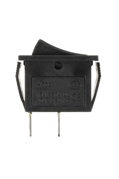 15A 250V On / Off 2 Pin Anahtar İnce Latch Tip Buton Yüksek Akım Kcd3-101 Switch Panel Montaj Kutu - 6