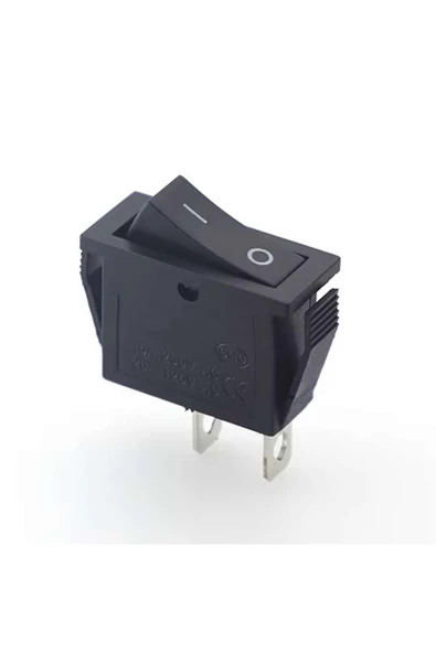 15A 250V On / Off 2 Pin Anahtar İnce Latch Tip Buton Yüksek Akım Kcd3-101 Switch Panel Montaj Kutu