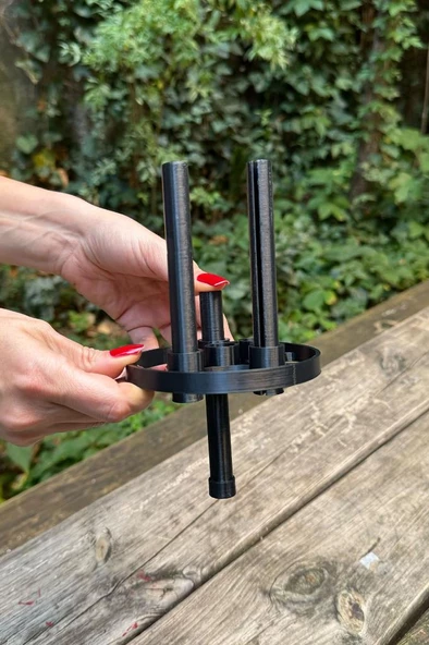 İp Fitil Sabitleme Aparatı ve 3 Adet Sabitleyici - Resim 8