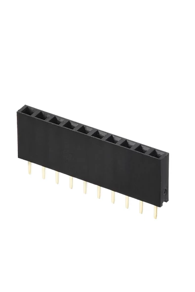 10 Pin Tek Sıra Dişi Header 180 Derece 1x10 Pin 2.54mm Soket Konnektör Breadboard Pcb Devre Bağlantı - Resim 7