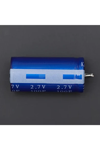 100F 2.7V Süpercap 22x45mm DIP Süper Kapasitör Enerji Depolama Güneş Rüzgar Akü Batarya Güç - Resim 6