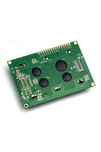 1604a 4x16 Mavi Karakter Lcd Modül Display Ekran 5v Beyaz Arka Işık 16x4 16 X 4 Standart Sol Üst - Resim 3