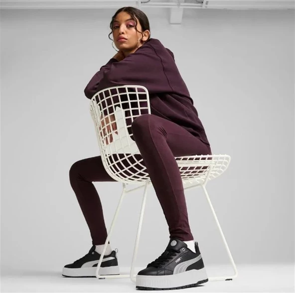 Puma Karmen II Metallic Dream Siyah Kadın Sneaker spor ayakkabı - 398892 02 - 8