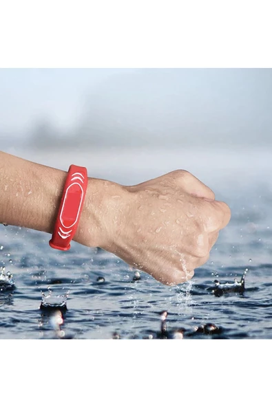 125KHZ RFID Rfid Manyetik Bileklik Su geçirmez Silikon Proximity Göstergeç 125 Khz Kapı Geçiş - Resim 2