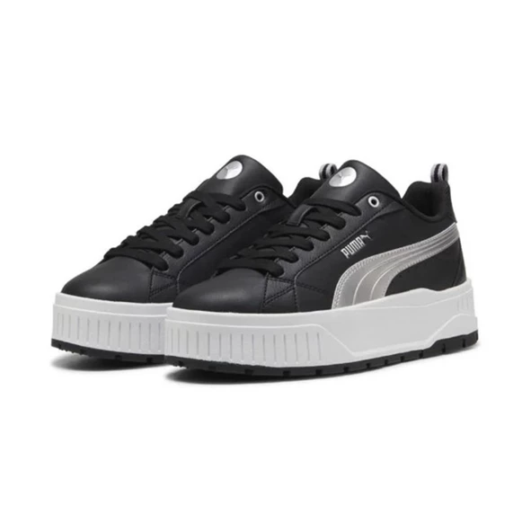 Puma Karmen II Metallic Dream Siyah Kadın Sneaker spor ayakkabı - 398892 02 - 4