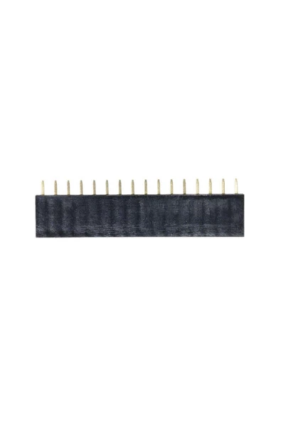 16 Pin Tek Sıra Dişi Header 180 Derece 1x16 Pin 2.54mm Soket Konnektör Breadboard Pcb Devre Bağlantı - Resim 7