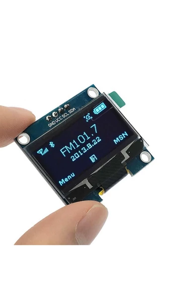 1.3 Inch I2c Mavi Oled Lcd Modül Ssh1106 Dc 3.3v 5v 128x64 Pixel Grafik Lcd Display Ekran - 3