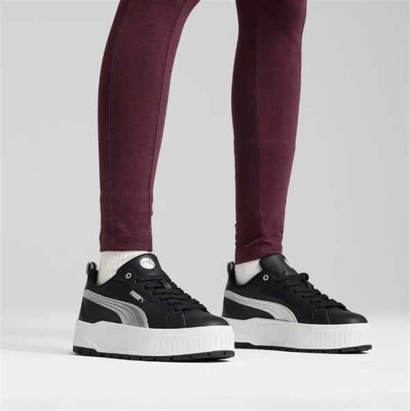 Puma Karmen II Metallic Dream Siyah Kadın Sneaker spor ayakkabı - 398892 02 - 7