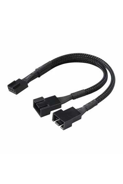 1 to 2 Çoğaltıcı 25cm Fan Uzatma Kablosu Y Tip 4 Pin 3 Pin Bilgisayar Kasa Anakart Ekran Kartı Soğut ürün görseli