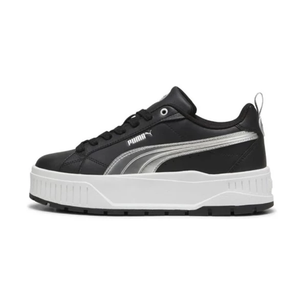 Puma Karmen II Metallic Dream Siyah Kadın Sneaker spor ayakkabı - 398892 02 - 2