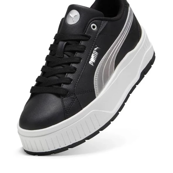 Puma Karmen II Metallic Dream Siyah Kadın Sneaker spor ayakkabı - 398892 02