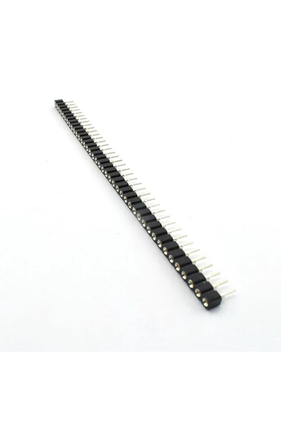 1x40 Pin Precision Dişi Header Tek Sıra 2.54mm 180 Derece Yuvarlak Kırılabilir Bölünebilir