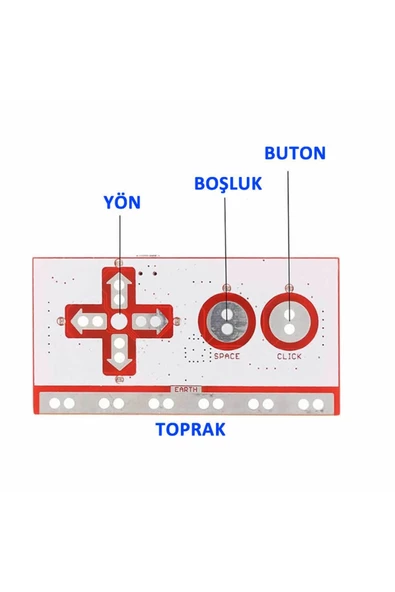 Arduino Atmega32u4 Geliştirme Kiti Buton Klavye Yön Algılayıcı Mini Usb Krokodil - Resim 2