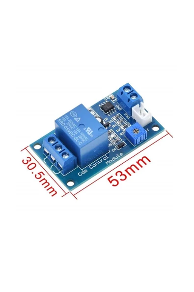 Xh-m131 Ldr Işık Kontollü Röle 12v Gündüz Gece Algılayıcı Röle - Resim 5