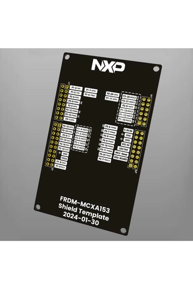 FRDM-MCXA153 Geliştirme Kartı MCXA15x Arm Cortex-M33 Core 64Mhz 128KB Flash 32 kB Ram Uart Spi I2C - Resim 6