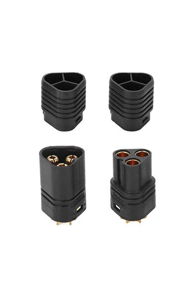 Mt60 3 Pin Dişi Erkek Konnektör Soket Çift Amass 3.5mm 12awg Rc Esc Motor Drone Lityum Lip - 5