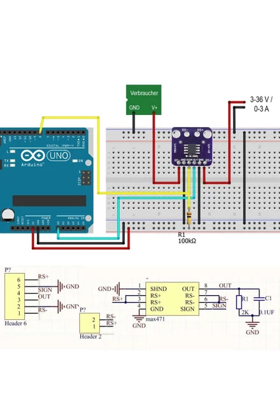 GY-471 3A Akım Sensör Modülü MAX471 Çift Yönlü Ölçme Telefon Taşınabilir Cihaz Pil Batarya Kapasite - Resim 8