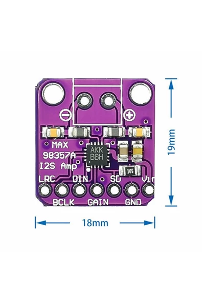 Max98357 I2s 5v 3w Ses Yükseltici Amfi Class D Dijital Ses Müzik Kuvvetlendirici Amfilikatör Dac - 2