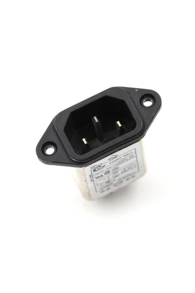 Cw1d-10a-t Ac 250v 10a C14 Erkek Soket Emı Filtreli Hat Şebeke Emc Rfı Gürültü Bastırıcı Azaltıcı - Resim 2