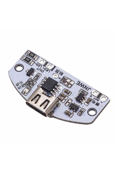 Type C Usb Besleme Dokunmatik Led Dimmer Modül 3.7V Lion Lityum Pil Şarj 3W Parlaklık Kontrol Anaht - 7