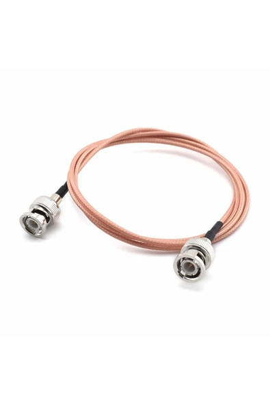 50cm Rg316 Bnc Erkek Erkek Kablo 50ohm Koaksiyel Uzatma Bağlantı Osiloskop Labaratuar - Resim 3