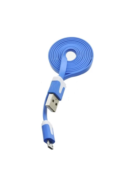 1m Micro Usb Kablo Mavi 1 Metre 480 Mbps Usb 2.0 Hot Swap