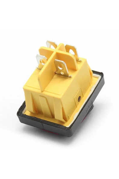 30a 250v On-off Anahtar Yüksek Akım Kcd4 4 Pin Buton Ip67 Su Geçirmez Led Işıklı Rocker Switch - 4