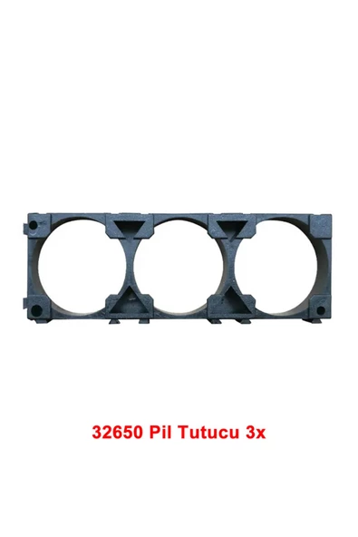 32650 3lü Pil Tutucu Birleştirici  32700 Lityum Lion Lipo Batarya Pil Yuvası - Resim 8