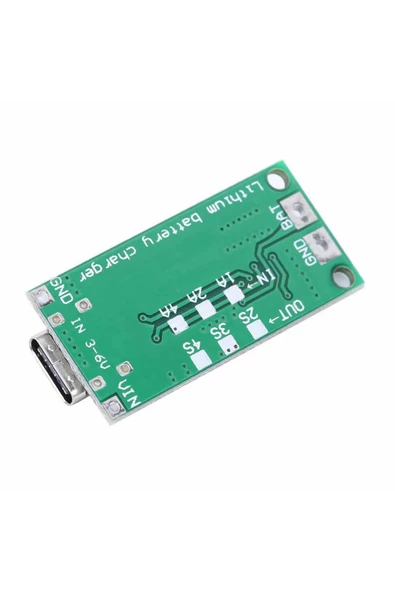 4s 1a 16.8v Lityum Pil Şarj Modülü Type C 18650 Li-ıon Batarya Step-up Boost Cn330x - Resim 5