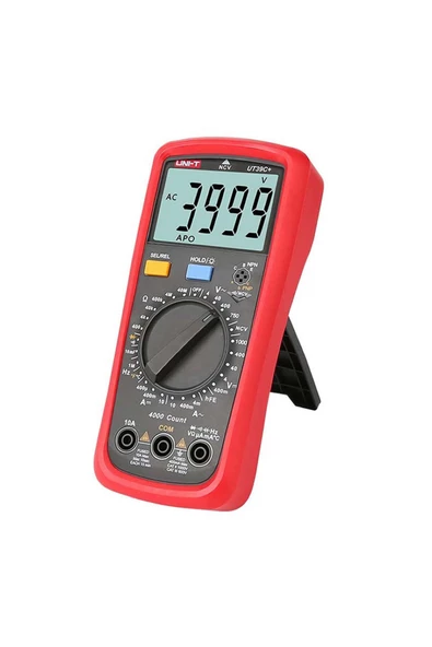 Unı-t Ut39c+ Dijital Multimetre Ncv Voltmetre Ampermetre - Resim 6