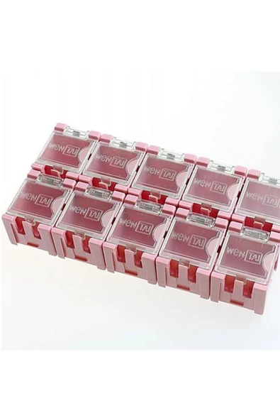 Smd Malzeme Kutusu Pembe Smt Komponent Direnç Led Saklama Kutusu - Resim 5