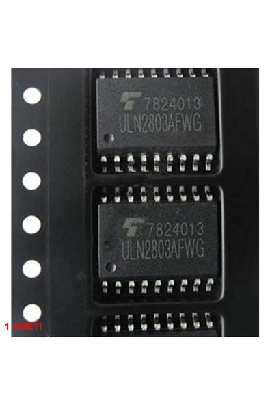 Uln2803a Npn 8 Adet Darlington Transistör Sürücü Entegre Sop18 Smd 18 Bjt Bipolar - Resim 4
