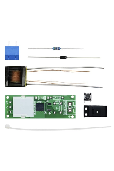 HV-1 Yüksek Voltaj Ateşleyici Kit Elektriksel Plazma Ark Üretici Yakıcı Kağıt Ateş Alev Güç Kaynağı - Resim 3