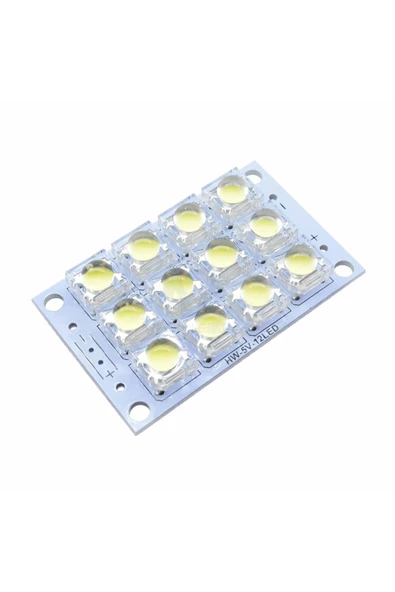DC 3V 5V 1W Beyaz Led Board Modül 12 Adet Led Masa Gece Lambası Mobil Aydınlatma Hw-5v-12Led - Resim 6