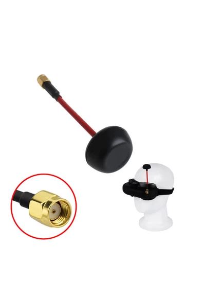 5.8ghz Rpsma Erkek Anten Esnek Dairesel Polarize Omni Mantar Anten Rc Fpv Drone Multicopter - 6