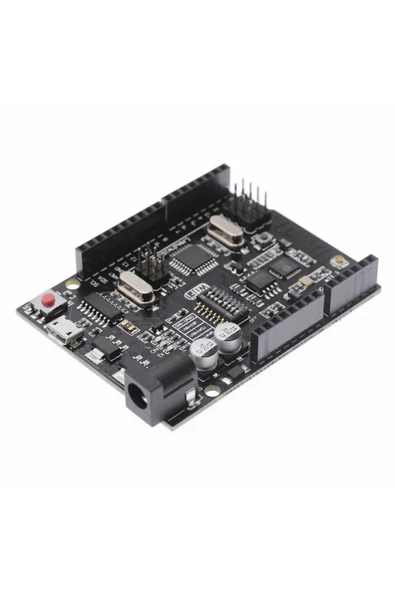 Arduino Uno R3 Wifi Esp8266 Ch340 Micro Usb 32mbit Kablosuz Internet Kod Geliştirme Eğitim Kartı - 4