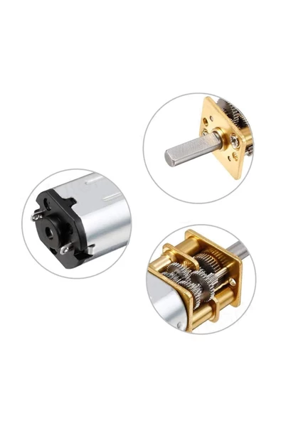 Ga12-n20 12v 300rpm Micro Dc Motor Dc 12v N20 Mini Metal Dişli Redüktör - 6