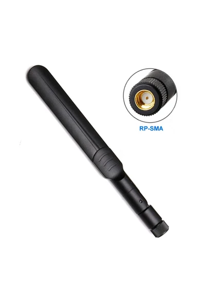 8dbi Rp-sma Erkek (DİŞİ) Anten 2.4ghz 5.8ghz Rf Gsm Wifi Sinyal Kuvvetlendirici Anten Modem Telsiz - Resim 2