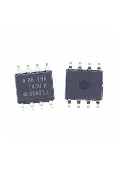 INA143UA Opamp Fark Kuvvetlendirici Karşılaştırıcı 2.5V to 18V  0.1x / 10x Kazanç SO8 Hassas Endüstr - Resim 6
