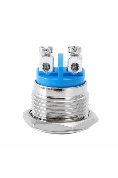 16mm Metal Panel Montaj Yüksek Kafa Push Buton No Dc 6a 12v Ac 3a 250v Ip67 Su Geçirmez - Resim 5