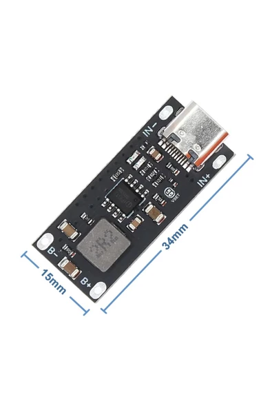 Ip2312 4.2v 3a Lityum Pil Yüksek Akımlı Şarj Devresi Tek Hücreli Li-ion Lipo Type-c Usb Giriş