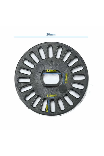 Kod Disk Plastik 20 Göz Motor Hız Rpm Mesafe Ölçme Algılayıcı Sensör Infrared Ir Rotary Enkoder