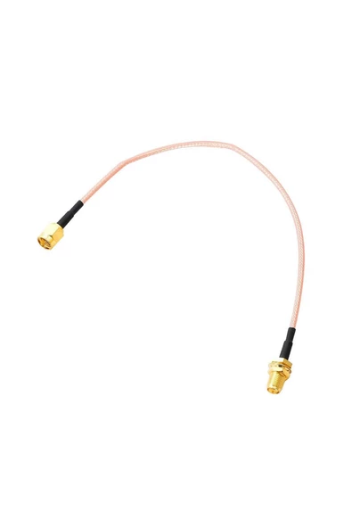 RG316 20cm Sma Erkek to Sma Dişi Kablo RF Uzatma Kablosu Altın Kaplama Soket 0-6GHz Wi-Fi Anten - 8