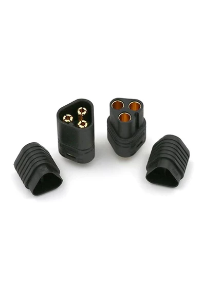 Mt60 3 Pin Dişi Erkek Konnektör Soket Çift Amass 3.5mm 12awg Rc Esc Motor Drone Lityum Lip
