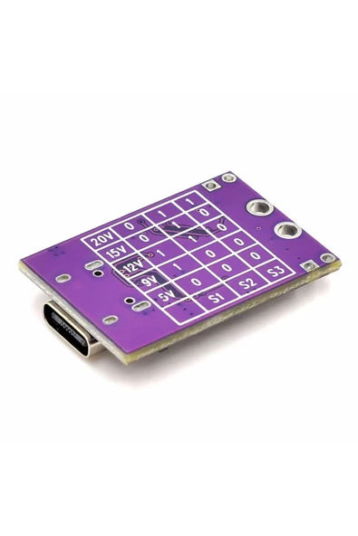 Pd/qc/afc Hızlı Şarj Adaptöründen Voltaj Yükseltici Modül Decoy 5v 9v 12v 15v 20v Sabit Voltaj - Resim 7