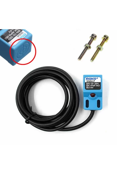 Sn04-p Endüktif 4mm Metal Algılayıcı Sensör Pnp No Temassız Proximity Anahtar Dc 10v / 30v Cnc 3d