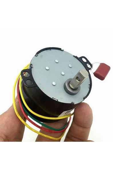 50ktyz 2.5rpm Ac Motor Kuluçka Viyol Çevirme 220v Senkron Metal Dişli - Resim 2