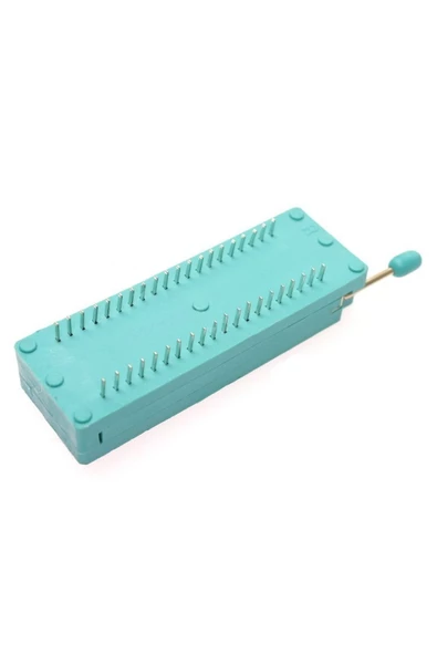 40 Pin Zif Soket Mandallı Kolay Entegre Montaj Aparatı Geliştirme Kartı Altın Kaplama 2.54mm DIP ZIF - 3